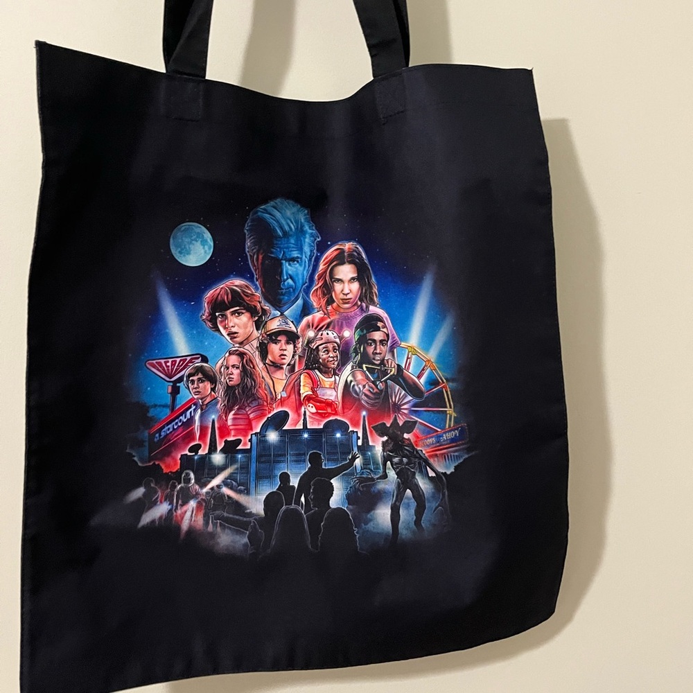 NWOT Netflix Stranger Things Tote Bag